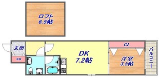 アロハ灘の物件間取画像